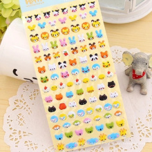 Colorful puffy sticker for kids such as Fruit and cartoon